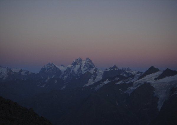 Гора Ушба, Кавказ, висота 4710 м 