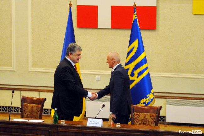 Петро Порошенко і Олександр Савченко