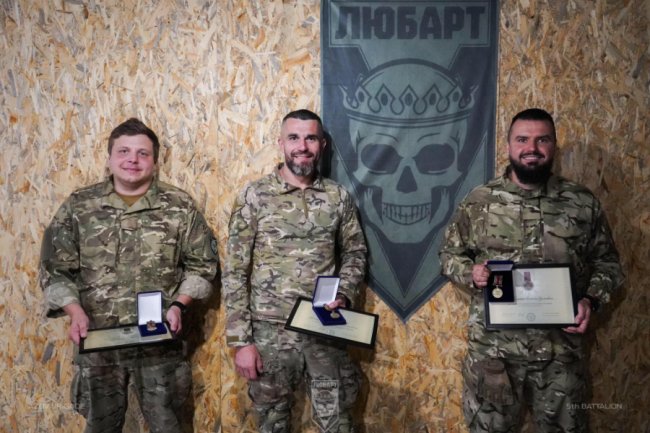 Бійці луцького «Любарта» отримали нагороди від президента. ФОТО