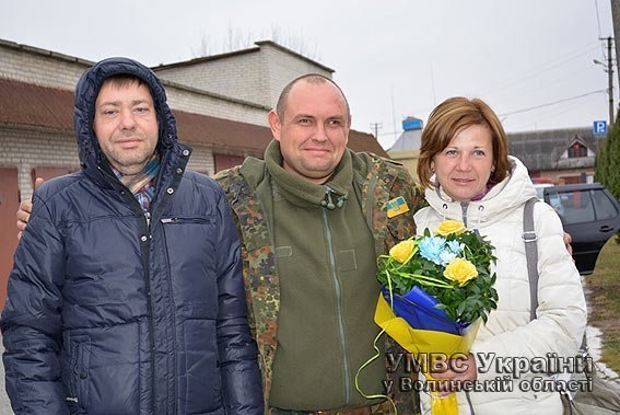 Із зони АТО повернулись інспектори ДАІ. ФОТО