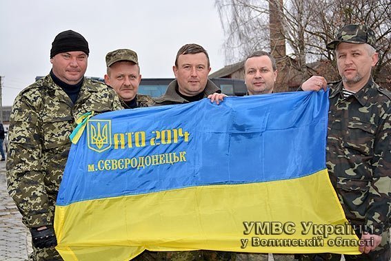 Із зони АТО повернулись інспектори ДАІ. ФОТО