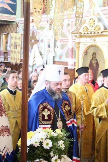 У храмі на Волині вперше відбулася архієрейська служба. ФОТО
