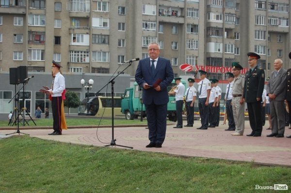 У День Прапора губернатор Волині говорив про місце України в Європі. ФОТО