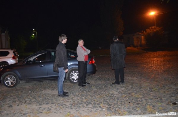 Автомайдан у Луцьку зустрічали вогняним шоу. ФОТО