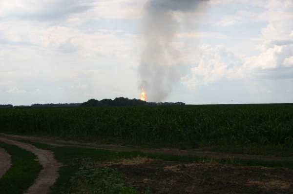 На Полтавщині вибухнув газопровід, місцеві переконують: теракт ФОТО