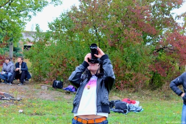 Дощ і холод не завадили «божевільним стрибкам» під Луцьком. ФОТО