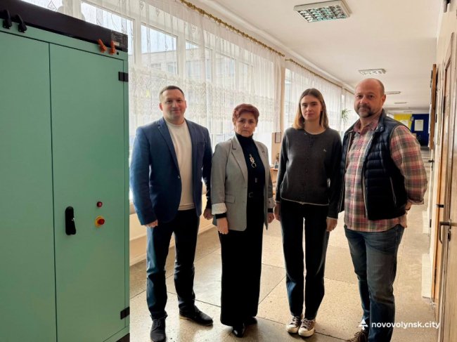 Волинський ліцей виграв проєкт на встановлення сонячних панелей за понад 120 тисяч євро