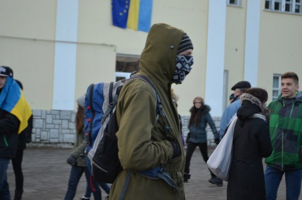 Студентський мітинг у Луцьку. ФОТО. ВІДЕО