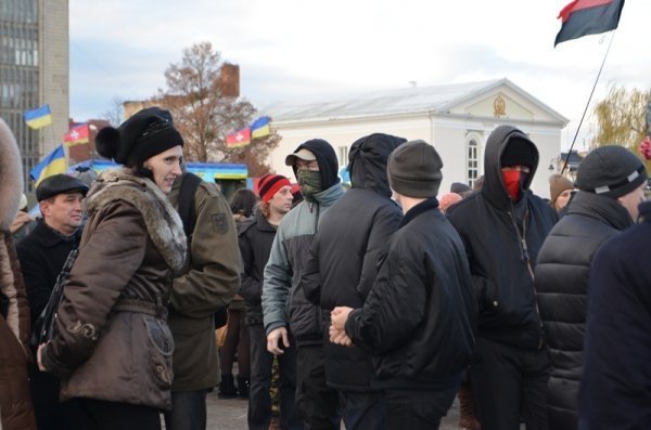 Студентський мітинг у Луцьку. ФОТО. ВІДЕО
