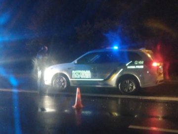 Мікроавтобус «Луцьк Експрес» збив чоловіка. ФОТО