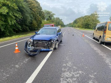 Під Луцьком врізалися легковики