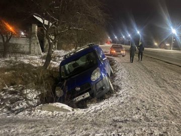 На Волині п'яний водій злетів у кювет