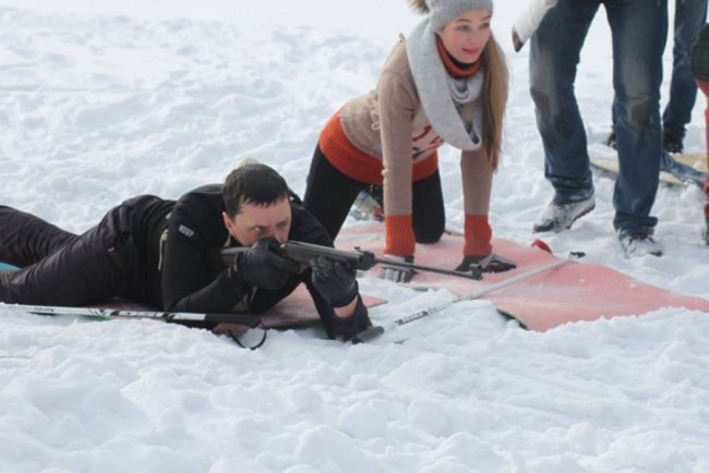 На Волині вперше відбулися змагання з аматорського біатлону