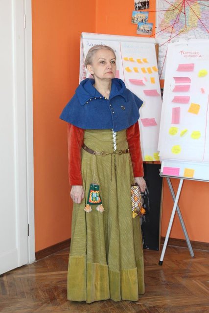 Показали, як одягалися лучани у часи Середньовіччя. ФОТО