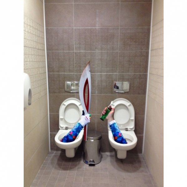 Інтернет сміється з олімпійських туалетів у Сочі