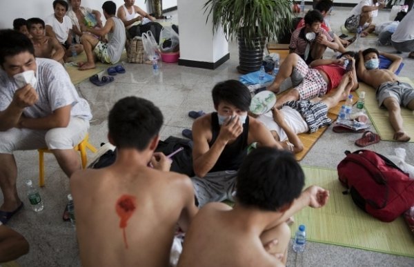 В Китаї кількість жертв вибуху - більше 100 осіб. ФОТО