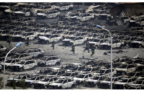 В Китаї кількість жертв вибуху - більше 100 осіб. ФОТО