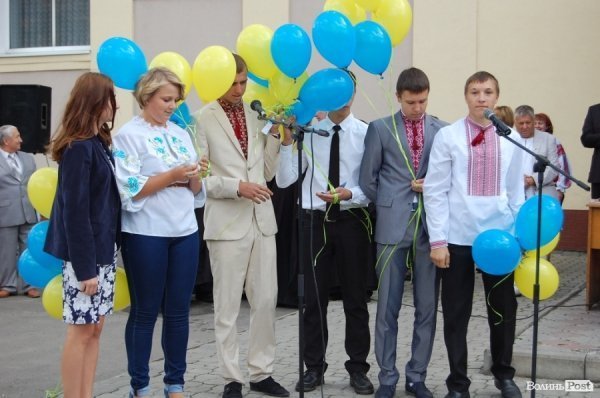 Посвята в студенти у луцькому «політесі». ФОТО