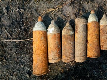 Волинські сапери на підривному майдачику знищили 22 боєприпаси