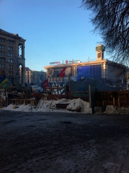 Відома волинська співачка побувала на Євромайдані. ФОТО