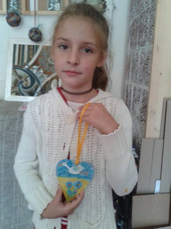 У Луцьку діти подарували сувеніри бійцям, які лікуються. ФОТО