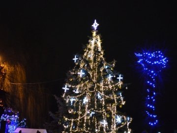 У Ковелі засвітили головну ялинку міста