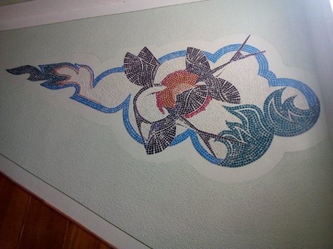 Радянські мозаїки на фасадах луцьких будинків. ФОТО