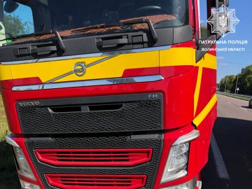 На Волині затримали п`яного водія вантажівки