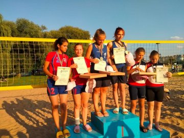 Юні волиняни – срібні призери всеукраїнської спартакіади з пляжного волейболу