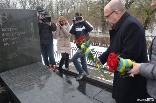 У Луцьку вшанували міжнародний день пам’яті жертв Голокосту.ФОТО
