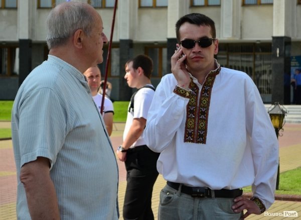 У Луцьку через мовний закон пікетували облдержадміністрацію