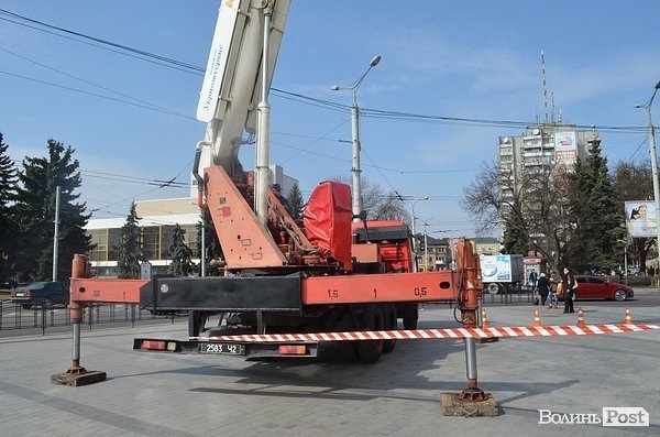 У Луцьку «горів» цум. ФОТО