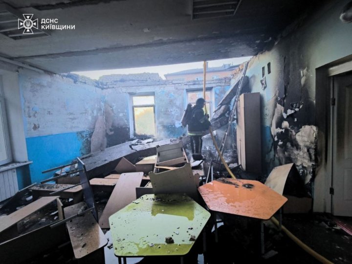 Російські безпілотники пошкодили дитсадок та житлові будинки на Київщині