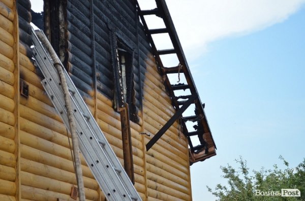 Пожежа під Луцьком: горіли Озерецькі бані. ФОТО