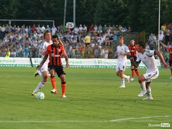 «Волинь» програла «Шахтареві» всуху 0:4. ФОТО. ВІДЕО