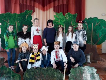 У школі під Луцьком шестикласники презентували англомовну виставу. ФОТО