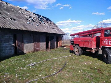 На Волині горів житловий будинок та дві господарські будівлі