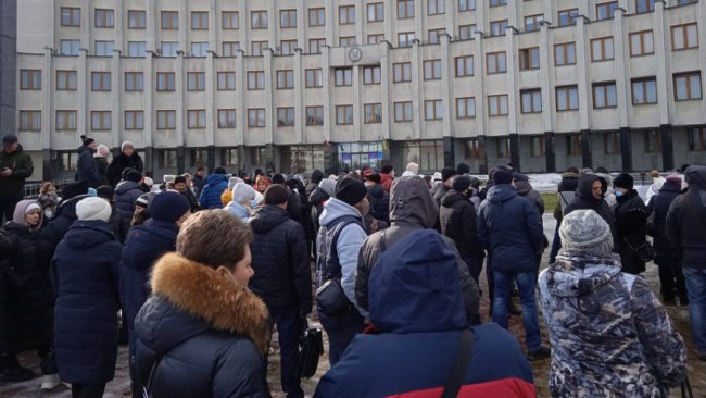 У Луцьку мітингують підприємці. ФОТО