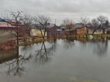 За тиждень площа підтоплень на Волині збільшилась вдвічі