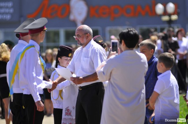 Фото випускного у військовому ліцеї в Луцьку