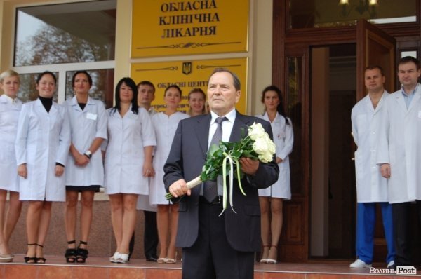 Янукович відвідав Волинську обласну клінічну лікарню. ФОТО