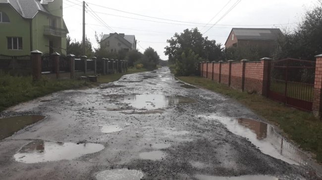 У селі під Луцьком ремонтують аварійну вулицю. ФОТО