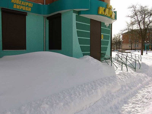 Як замітало Нововолинськ. ФОТО