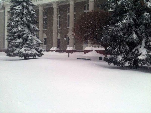 Як замітало Нововолинськ. ФОТО