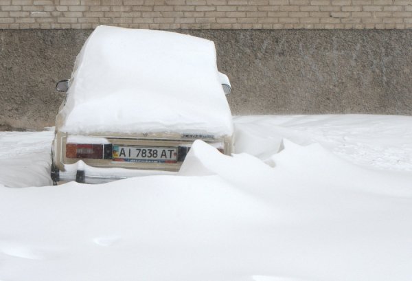 Снігопад у Луцьку. ФОТО