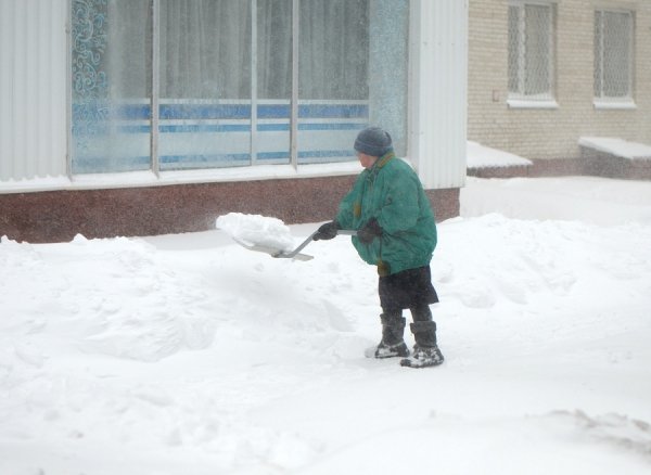 Снігопад у Луцьку. ФОТО