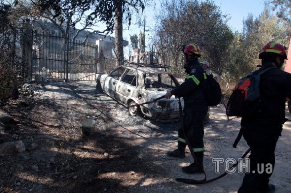 У Греції горять ліси. ФОТО