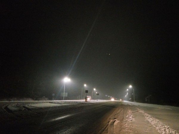 На Волині встановили ліхтарі на трасі державного значення