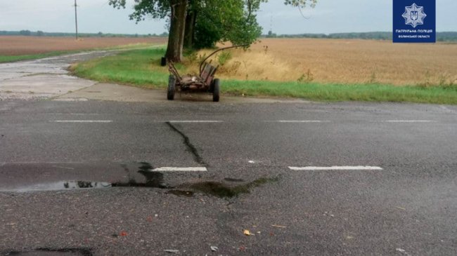 На Волині «мерс» зіткнувся з підводою: є потерпілий