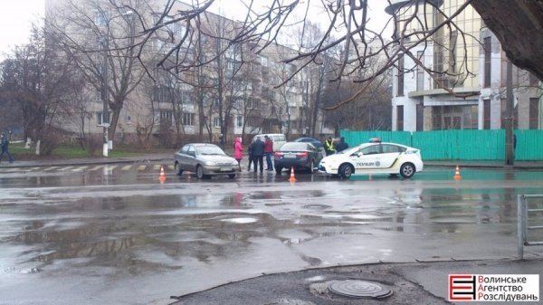 У Луцьку не поділили дорогу «Део Ланос» та «Тойота». ФОТО